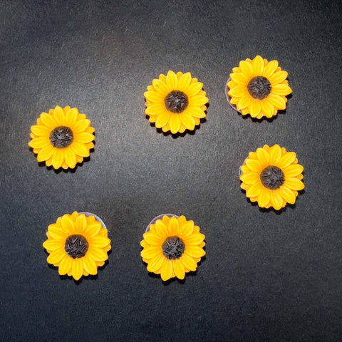 Sunflower Shoe Charms | Flower Single Charms or Set | Summer Spring Cute Girly Aesthetic Flowers Charms