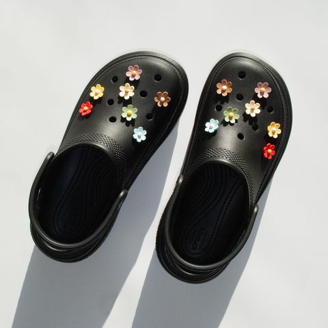 Flower Shoe Charms | Shoe Charms Set | Daisy Shoe Charms | Tiny Flower Charms | Shoe Flower Charms