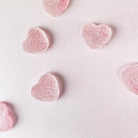 Gummy Sugar Heart Shoe Charms | Gummies Sweets Candy Hearts Charm for Shoes