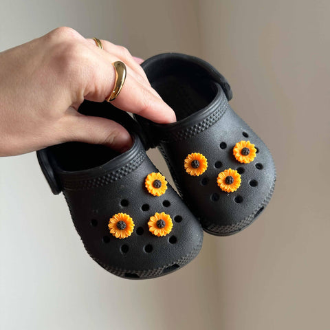 Sunflower Shoe Charms | Flower Single Charms or Set | Summer Spring Cute Girly Aesthetic Flowers Charms