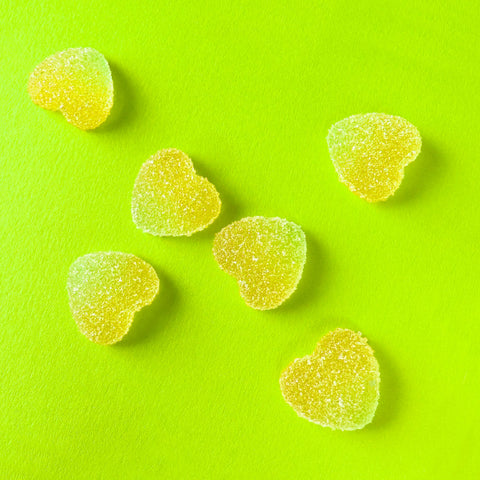 Gummy Sugar Heart Shoe Charms | Gummies Sweets Candy Hearts Charm for Shoes