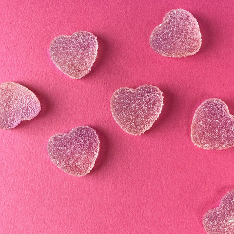 Gummy Sugar Heart Shoe Charms | Gummies Sweets Candy Hearts Charm for Shoes