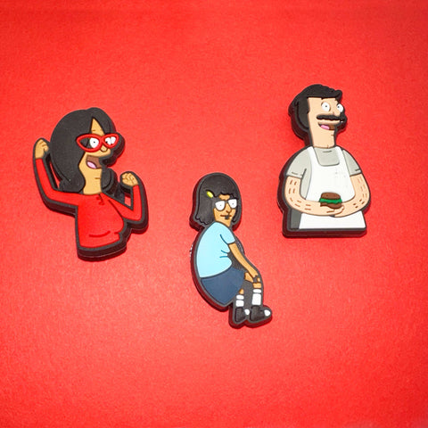Bob's Burgers Shoe Charms