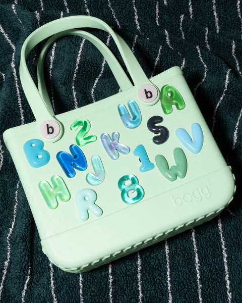 Customisable Bubble Letter Bogg Bag Charms