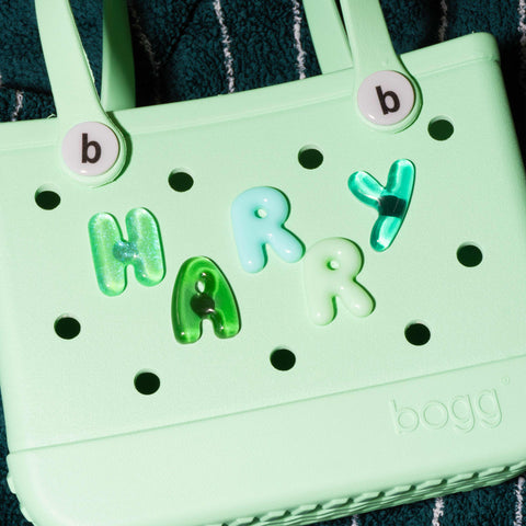 Customisable Bubble Letter Bogg Bag Charms