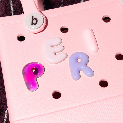 Customisable Bubble Letter Bogg Bag Charms