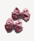 Satin Bow Charms in Pink