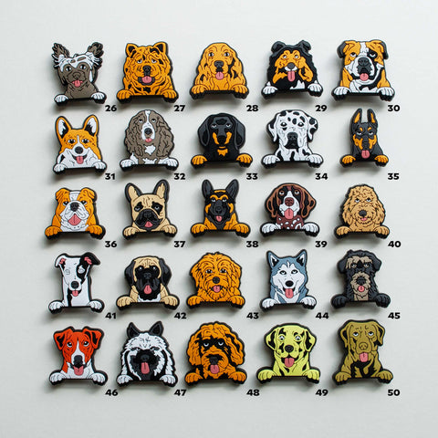 Dog Shoe Charms - Over 70 Breeds