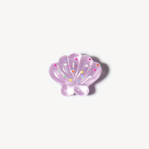 Purple Shell Shoe Charm
