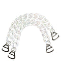 Jelly Aurora Holographic Effect Shoe Chains
