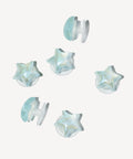 Mini Glitter Star Shoe Charms in Blue