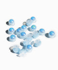 Pearl Shoe Charms in Blue Aurora