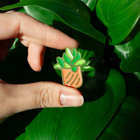 Leafy Green Plant Shoe Charm