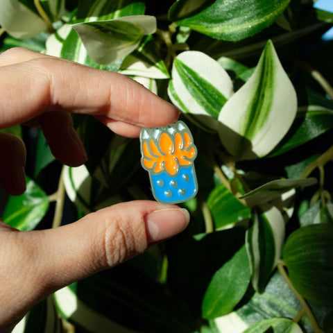 Succulent Plant Shoe Charm