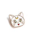 Sailor Moon Metal Enamel Cat Charm - Artemis Head