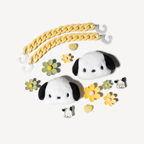 Pochacco Sanrio Plushie Shoe Charms Set