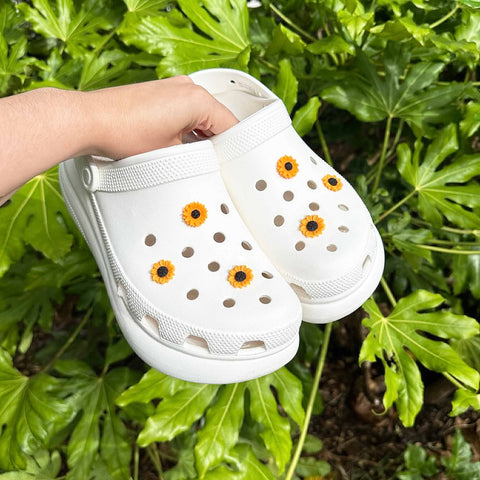 Sunflower Shoe Charm